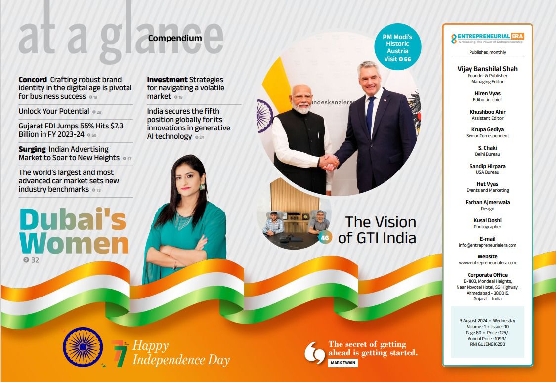 Featured in  Entrepreneurial Era Magazine